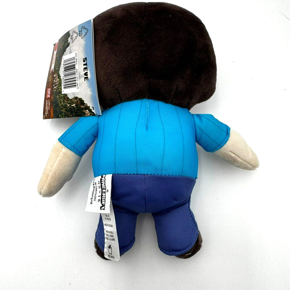 MINECRAFT MOVIE Steve Jack Black New With Tag Plush 2025 PhatMojo Mattel - Picture 2 of 7